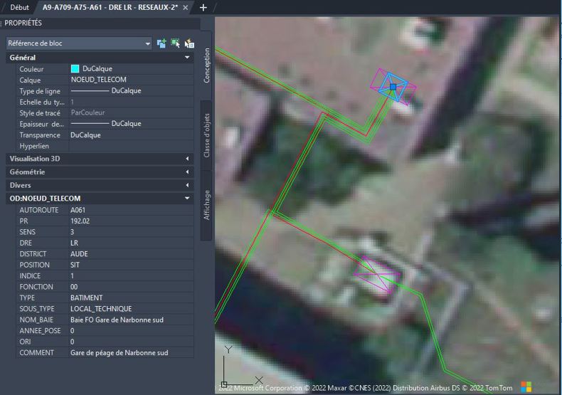 1telecomms sur Autocad